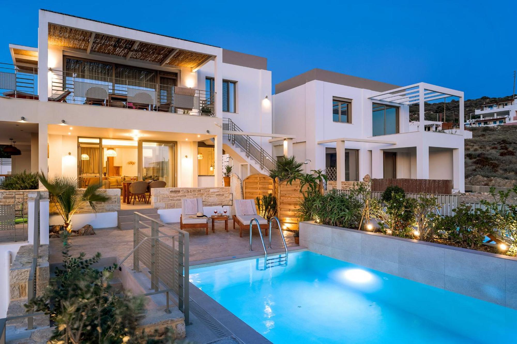 Ammokrinos Luxury Homes,150M From The Beach คาลามากิ ภายนอก รูปภาพ