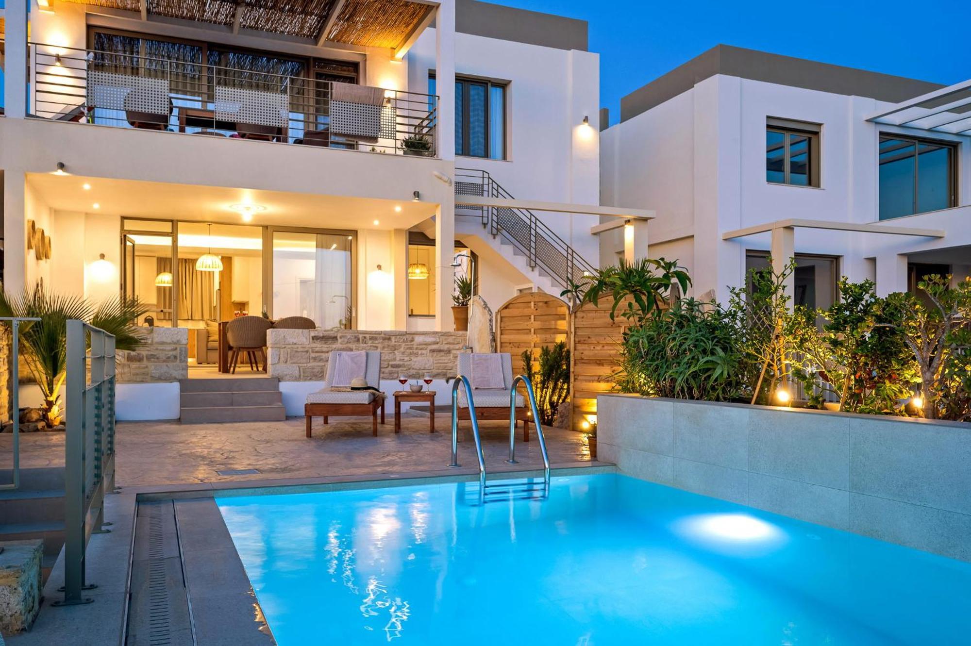 Ammokrinos Luxury Homes,150M From The Beach คาลามากิ ภายนอก รูปภาพ