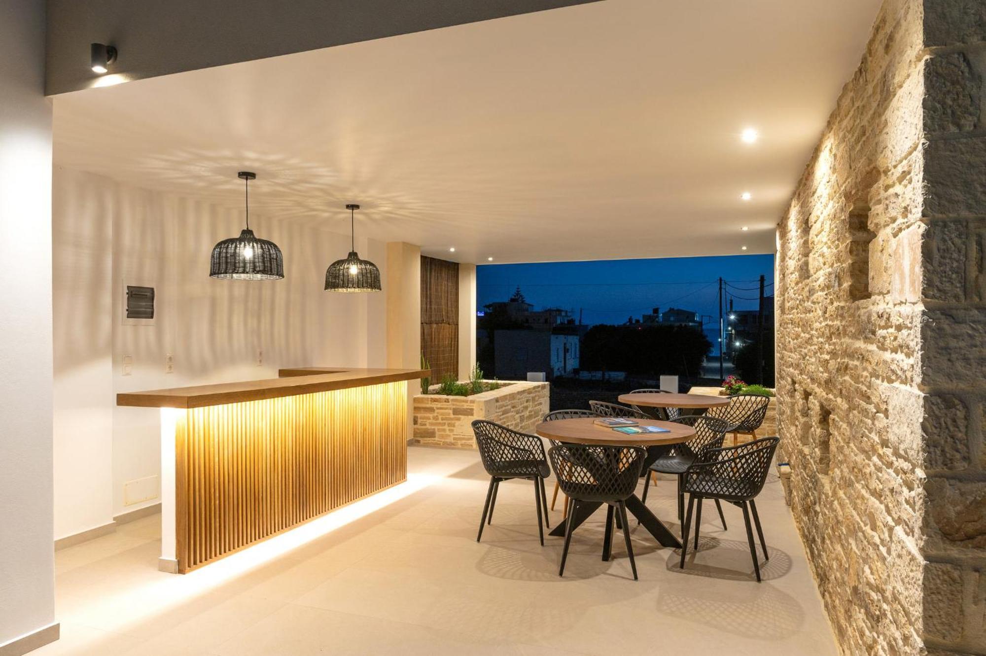 Ammokrinos Luxury Homes,150M From The Beach คาลามากิ ภายนอก รูปภาพ
