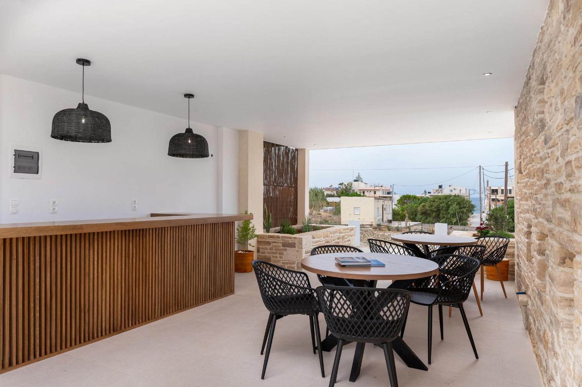 Ammokrinos Luxury Homes,150M From The Beach คาลามากิ ภายนอก รูปภาพ