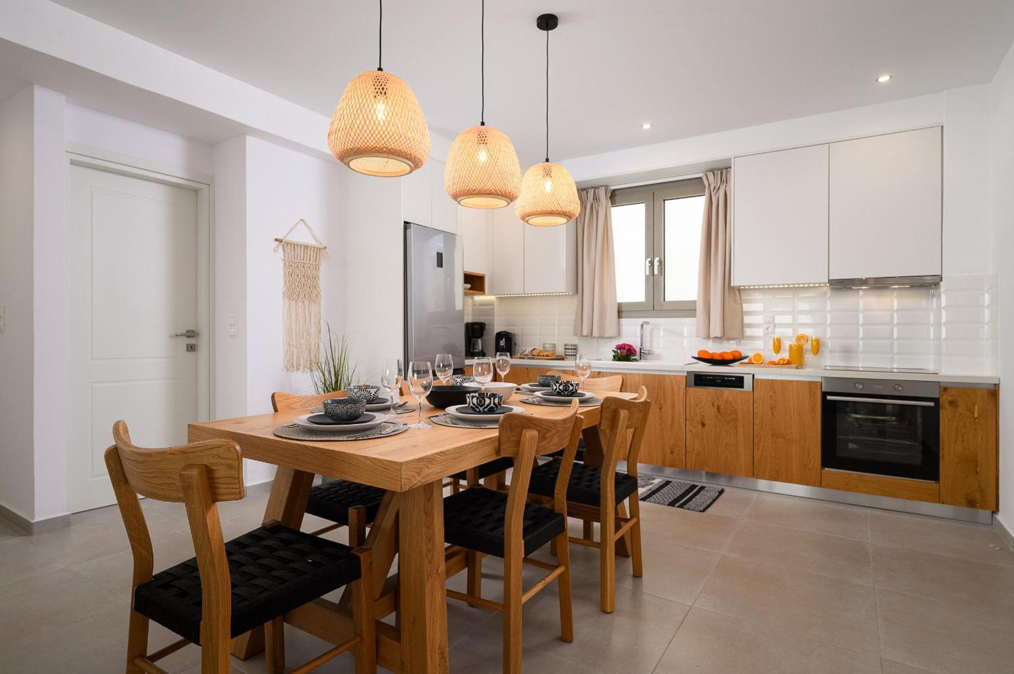 Ammokrinos Luxury Homes,150M From The Beach คาลามากิ ภายนอก รูปภาพ