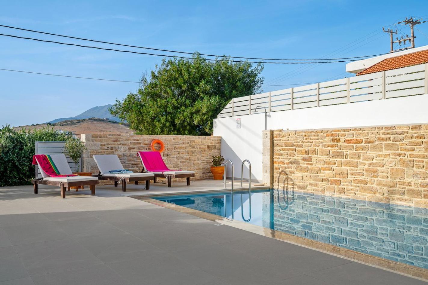 Ammokrinos Luxury Homes,150M From The Beach คาลามากิ ภายนอก รูปภาพ